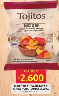 Ara Mixto de yuca, batata y arracacha oferta