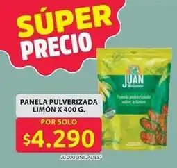 Ara Panela pulverizada limón oferta