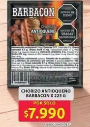 Ara Chorizo antioqueño oferta