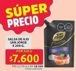 Ara San jorge - salsa de ajo oferta
