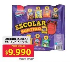 Ara Escolar surtido oferta