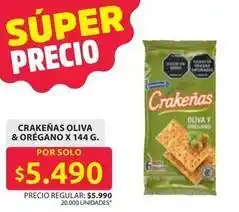 Ara Crakeñas - oliva & orégano oferta