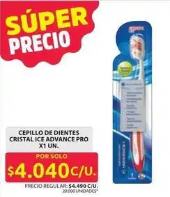 Ara Cristal - cepillo de dientes cristal ice advance pro oferta