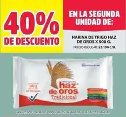 Ara Haz de oros - harina de trigo haz de oros x 500 g oferta