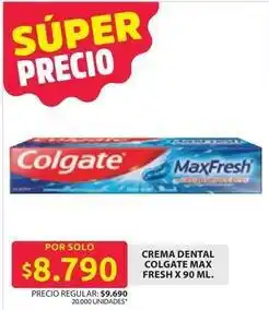 Ara Colgate - crema dental max fresh oferta