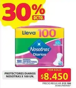 Ara Nosotras - protectores diarios oferta