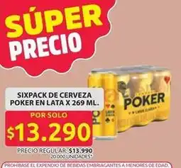 Ara Cerveza poker en lata oferta