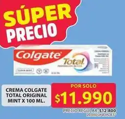 Ara Colgate - crema colgate total original mint oferta