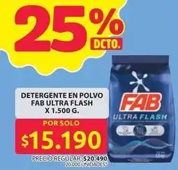 Ara Fab - detergente en polvo ultra flash oferta