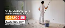 Easy Pago - vinilo vinilico tipo 1 acrílica blanco oferta