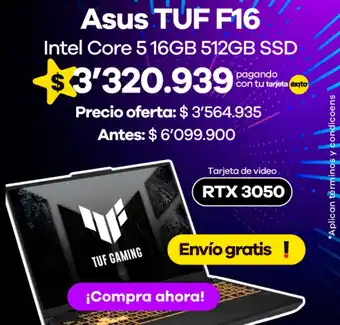 Asus tuf f16 intel core 5