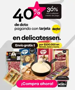 Éxito En delicatessen oferta
