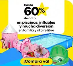 Éxito En piscinas, inflables y mucha diversión en familia y al aire libre oferta