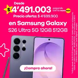 Éxito Samsung galaxy s26 ultra 5g oferta