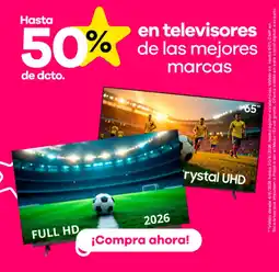 Éxito En televisores de las mejores marcas oferta