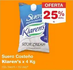 Makro Klaren's suero costeño oferta