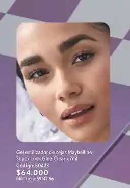 Nova Venta Maybelline - gel estilizador de cejas super lock glue clear x 7ml código: 50423 oferta