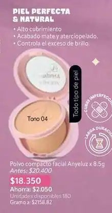 Nova Venta Piel - polvo compacto facial oferta