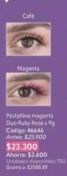 Nova Venta Magenta - pestañina magenta duo ruby rose x 9g oferta