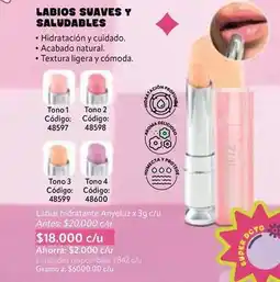 Nova Venta Textura - labial hidratante anyeluz oferta