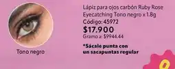 Nova Venta Lápiz para ojos carbón eyecatching tono negro x 1.8g código: 45972 oferta