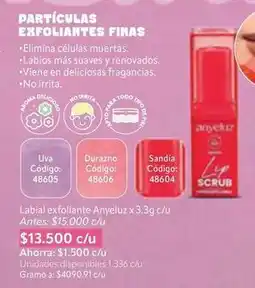 Nova Venta No - labial exfoliante oferta