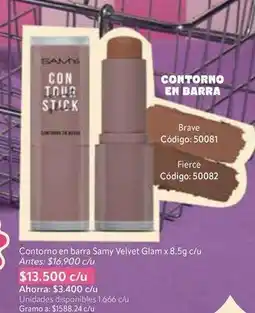 Nova Venta Sam - contorno en barra oferta
