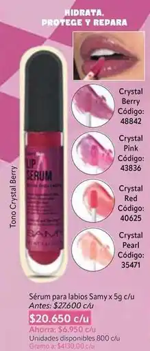 Nova Venta Sam - sérum para labios oferta