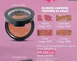 Nova Venta Textura - rubor facial mineralizado ani-k oferta