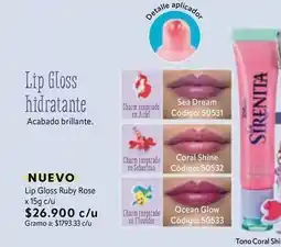 Nova Venta Lip - gloss ruby rose oferta