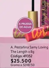 Nova Venta Pestañina samy loving the length x 8g código: 49352 oferta