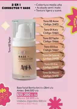 Nova Venta Textura - base y corrector oferta