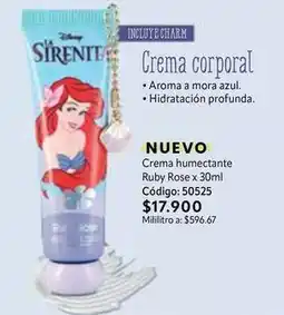 Nova Venta Disney - crema corporal ruby rose oferta