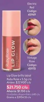 Nova Venta Lip - glow brillo labial oferta