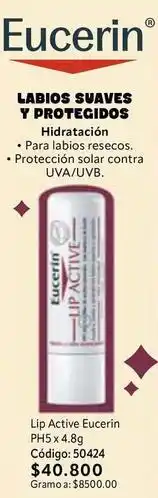 Nova Venta Eucerin - lip active ph5 x 4.8g código: 50424 oferta