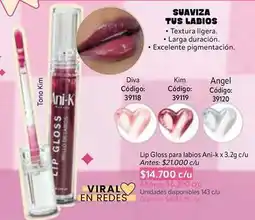 Nova Venta Lip - gloss para labios ani-k oferta