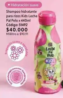 Nova Venta Suave - shampoo hidratante para rizos kids leche pal pelo x 440ml código: 51492 oferta