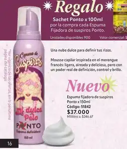Nova Venta Valor - espuma fijadora de suspiros oferta