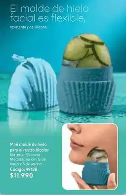 Nova Venta Es - mini molde de hielo para el rostro bicolor código: 49188 oferta