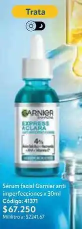 Nova Venta Garnier - sérum facial anti imperfecciones x 30ml código: 41371 oferta