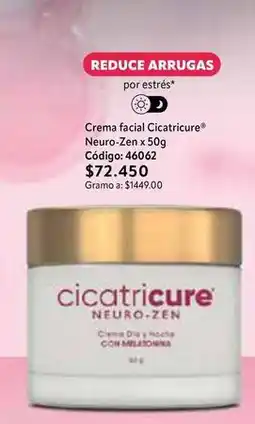 Nova Venta Cicatricure - crema facial neuro-zen oferta
