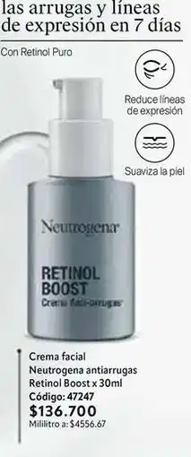 Nova Venta Neutrogena - retinol boost x 30ml oferta
