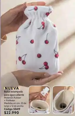 Nova Venta Bolsa estampada para agua caliente código: 50419 oferta