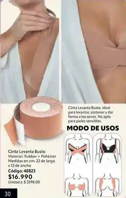 Nova Venta No - cinta levanta busto oferta
