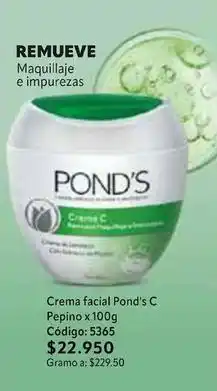Nova Venta Pond's - crema facial c pepino oferta