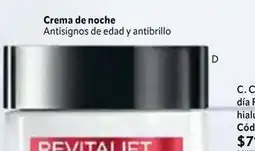 Nova Venta Revitalift - crema de noche oferta
