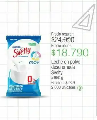 Jumbo Leche en polvo svelty oferta