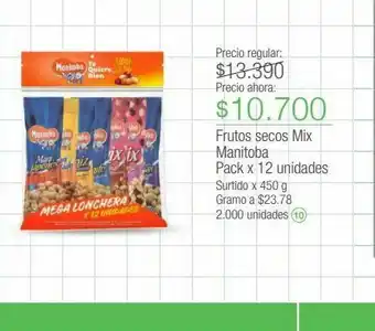 Jumbo Frutos secos manitoba oferta