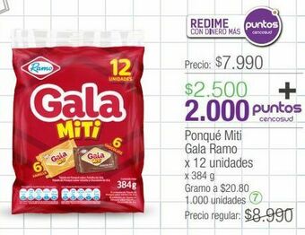 Jumbo Ponqué gala oferta