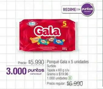 Jumbo Ponqué gala oferta